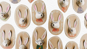 Upcycled Spring Rabbits - Kids Craft